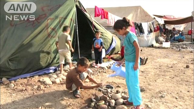 戦火逃れ…シリアからの“子ども難民”100万人に