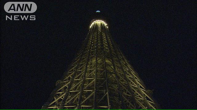 00段の避難階段を 東京スカイツリーで地震訓練 テレ朝news テレビ朝日のニュースサイト