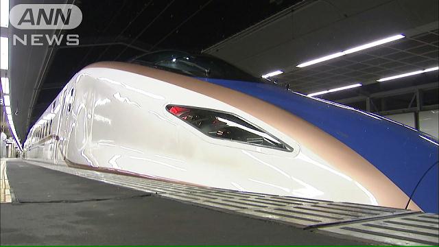 北陸新幹線の新型車両「E7系」長野で走行試験