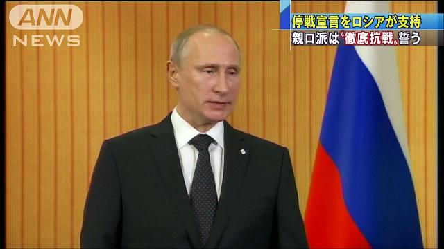 ロシア大統領がウクライナ大統領の停戦案を支持[2014/06/22 15:21]