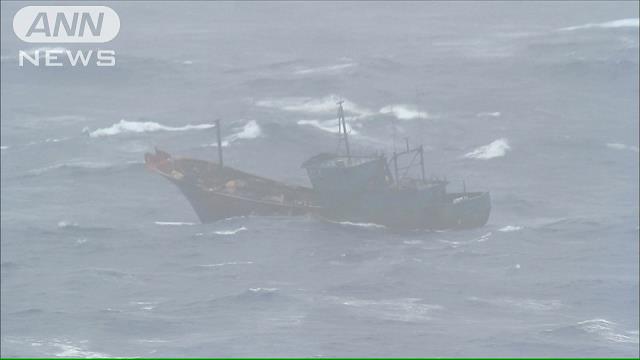 サンゴ密漁船”再び…台風通過で小笠原諸島へ北上