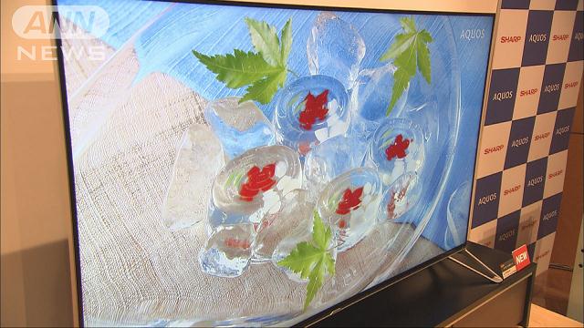 8K相当の高画質 シャープが高画質の4Kテレビを発表