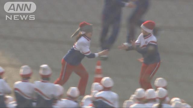 北朝鮮の女性応援団が宿泊先近くで汗を流す テレ朝news テレビ朝日のニュースサイト