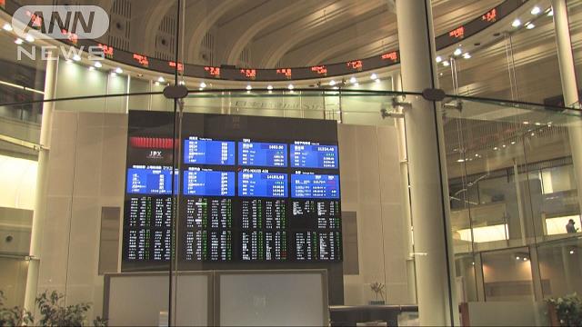 東京でも300円超の値下がり　NYダウ大幅下落受け