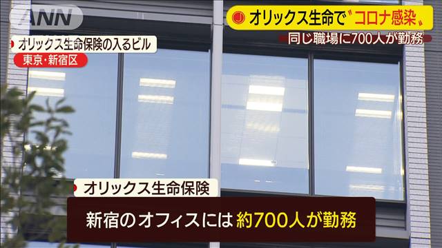 オリックス生命でコロナ感染者 700人働く職場勤務 テレ朝news テレビ朝日のニュースサイト