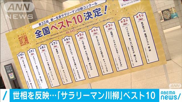 コロナ禍の悲哀にユーモア サラリーマン川柳優秀作 テレ朝news テレビ朝日のニュースサイト