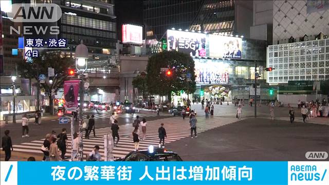 東京 警戒レベル 引き下げ 夜の繁華街で人出増加 テレ朝news テレビ朝日のニュースサイト