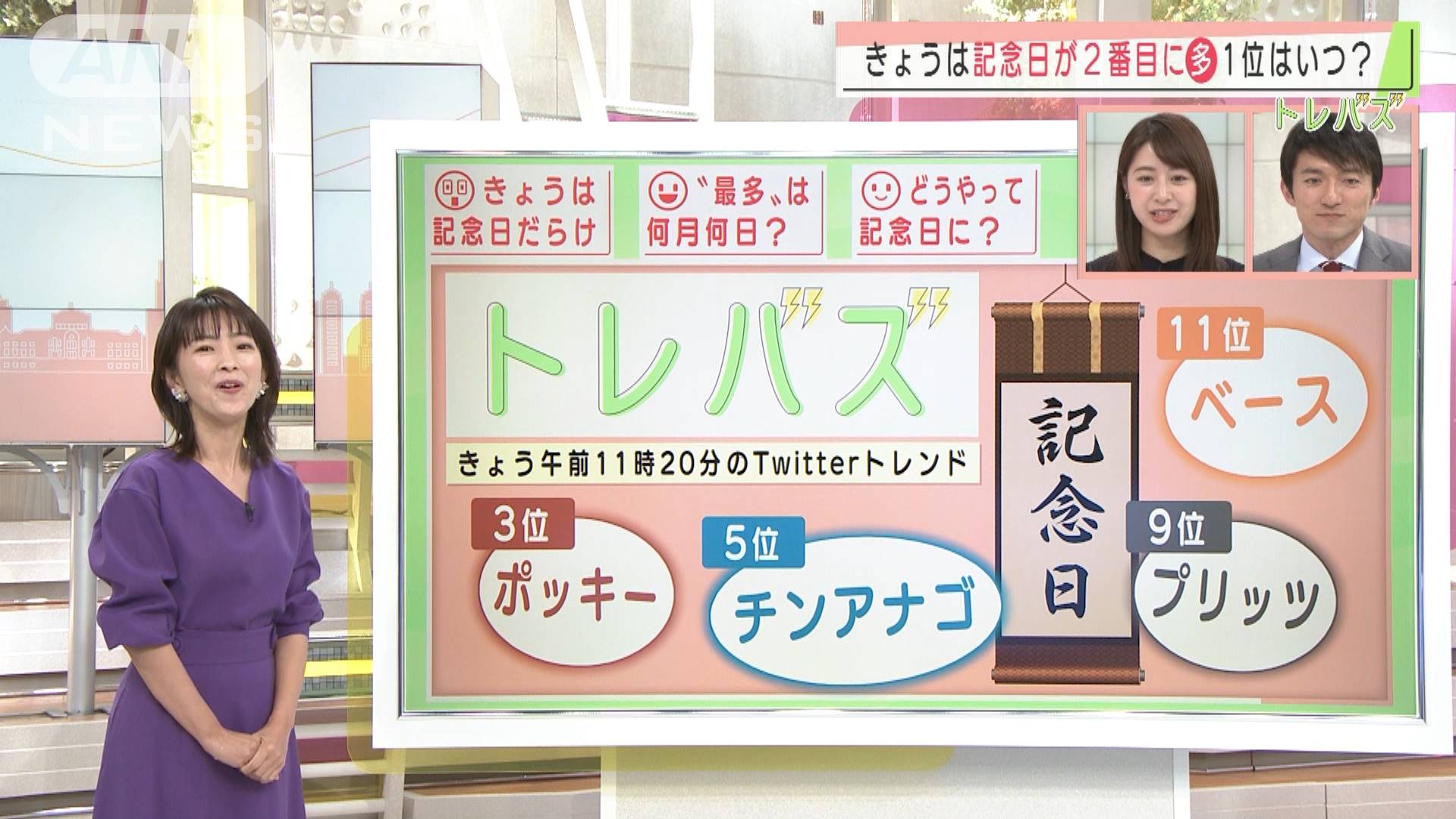 11月11日は記念日が2番目に多い日 1位はいつ テレ朝news テレビ朝日のニュースサイト