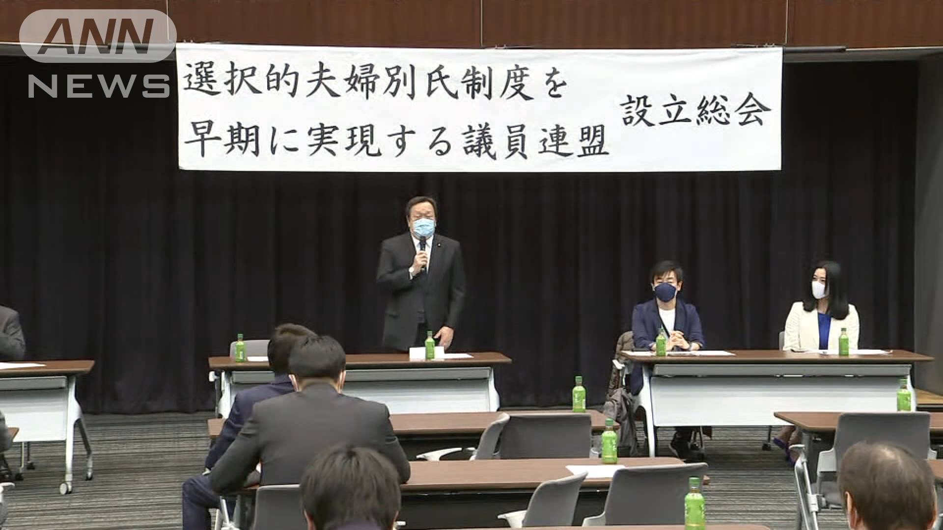 自民初 選択的夫婦別姓 賛成派 議連が始動 テレ朝news テレビ朝日のニュースサイト