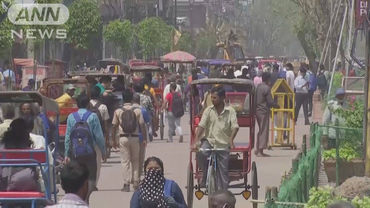 インド　1日の新規感染31万4千人超　世界最多を更新