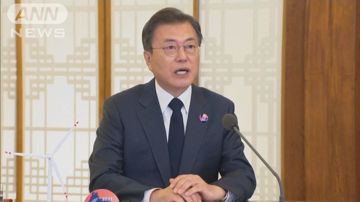 文大統領の支持率34％に　任期残り1年で歴代最高