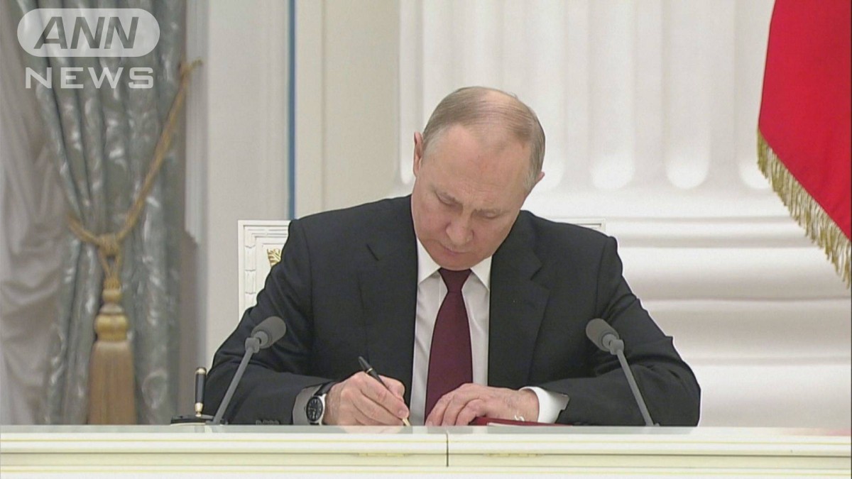 台湾　蔡総統「ウクライナへの主権侵害を非難する」