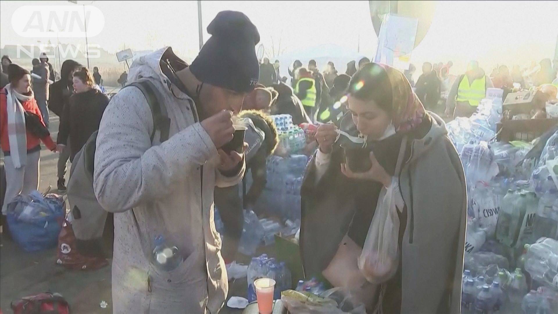 ウクライナ難民50万人に 民泊受け入れも