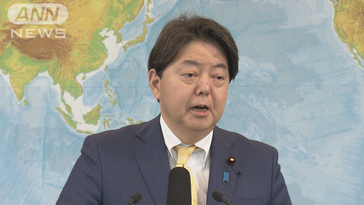 林外務大臣がウクライナ大使に義勇兵の募集中止求める