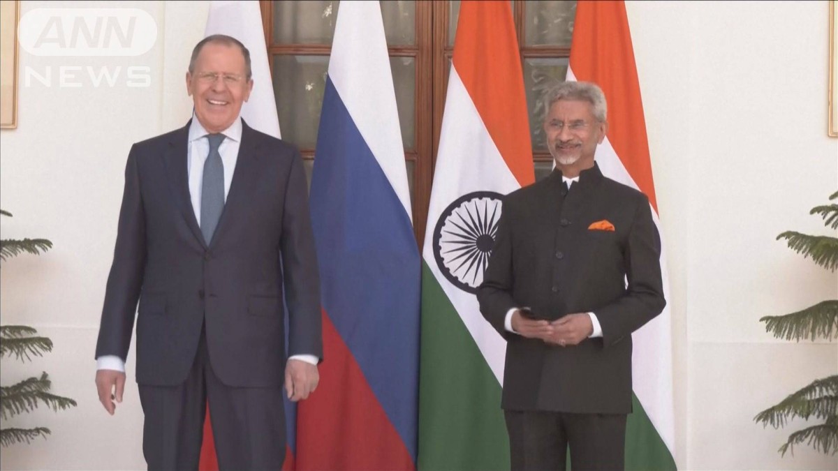 ロシアのラブロフ外相、インド訪問で外相会談　原油取引など議題か