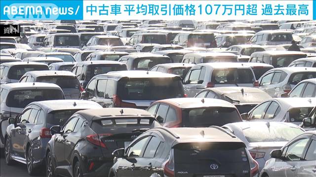中古車の平均取引価格が過去最高に 新車の納期遅れ需要高まる 中古車の平均取引価格が過去最高に 新車の納期遅れ需要高まる