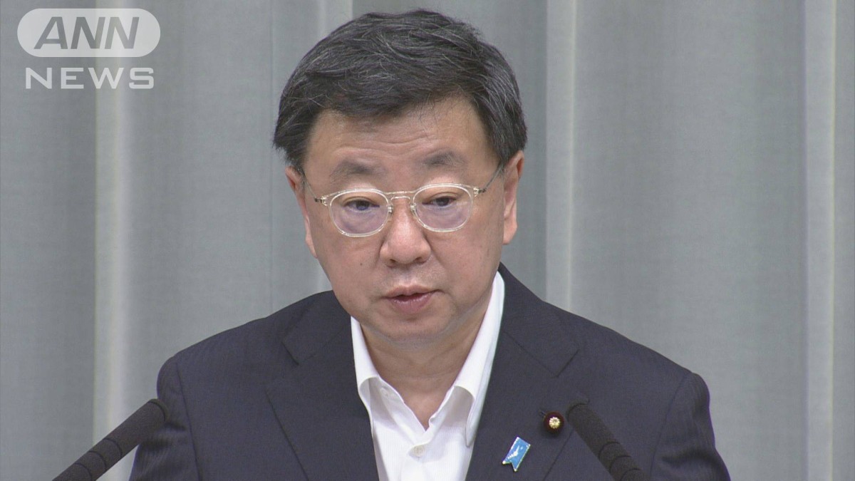 【速報】松野官房長官　新たな行動制限しない方針改めて示す　各地で感染者数過去最多