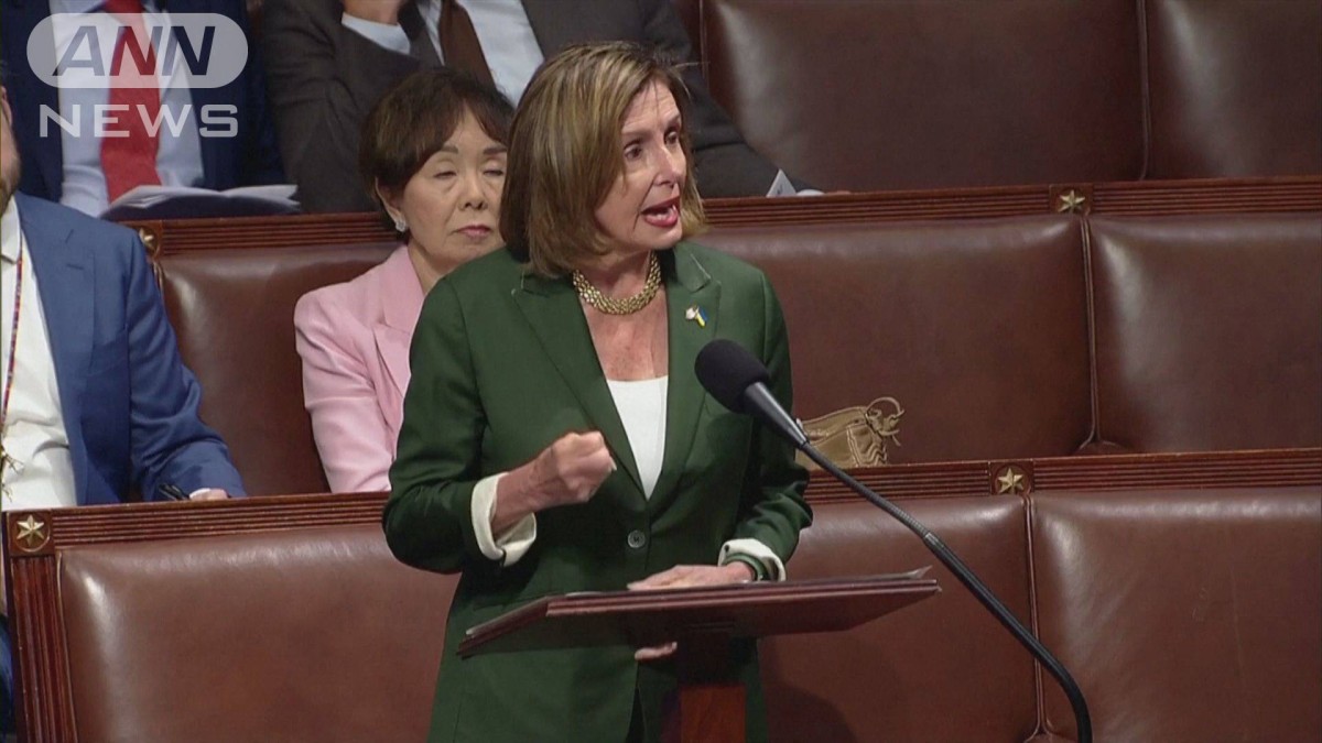 ペロシ米下院議長が2日に台湾訪問か　台湾メディア伝える