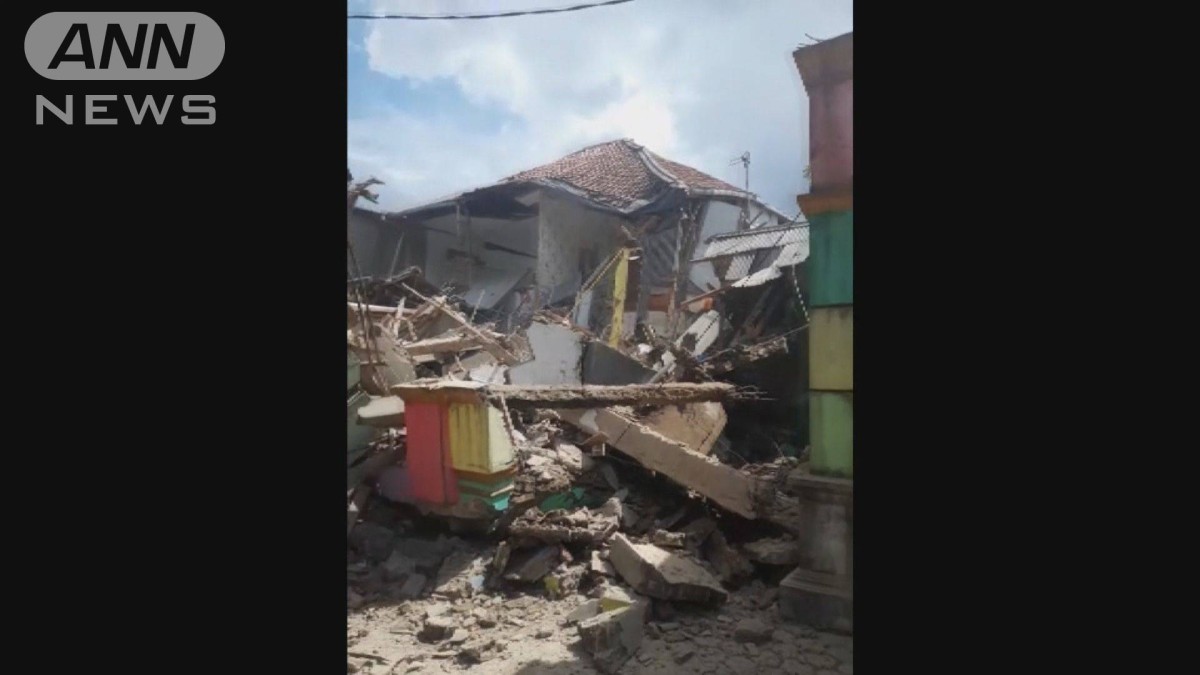 インドネシア地震　死者56人に　首都でも揺れ