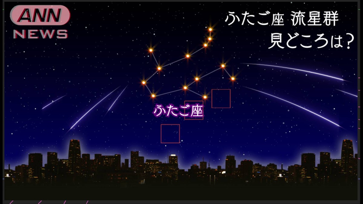 予報士のつぶやき「ふたご座流星群の見どころは？」