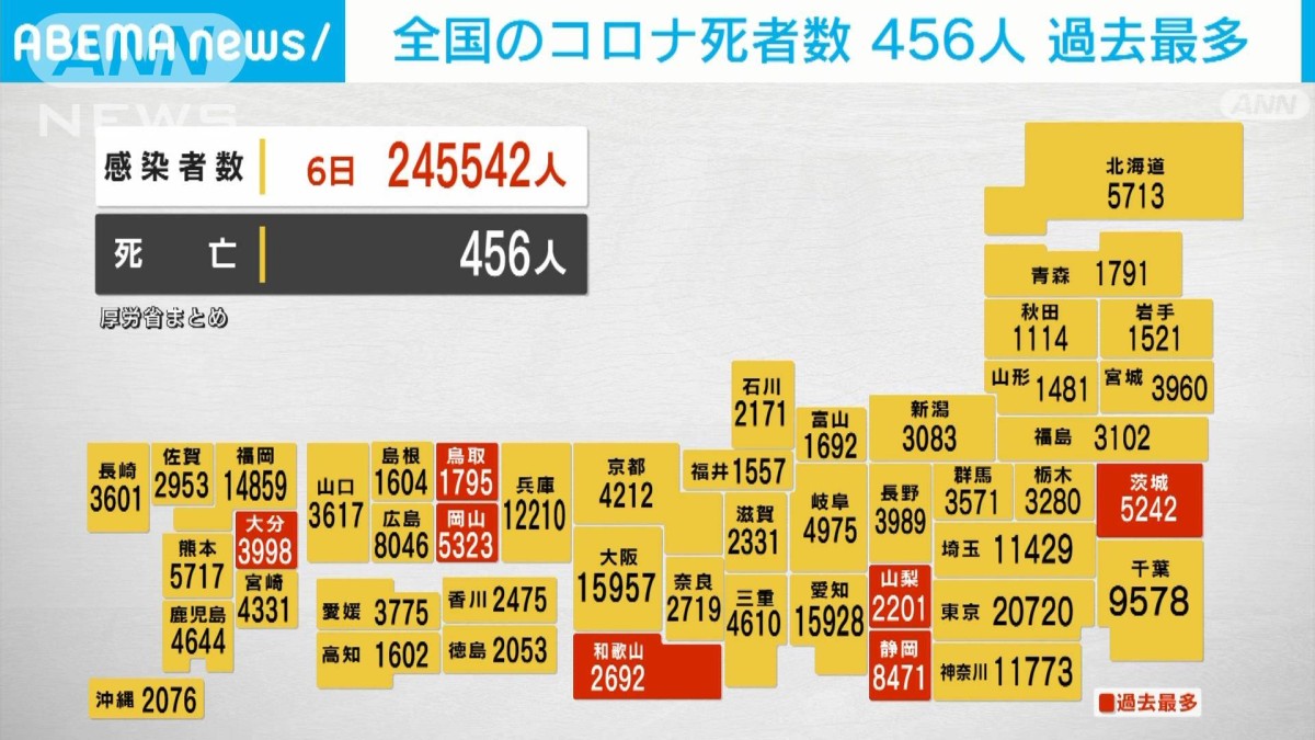 コロナ ウイルス 死者