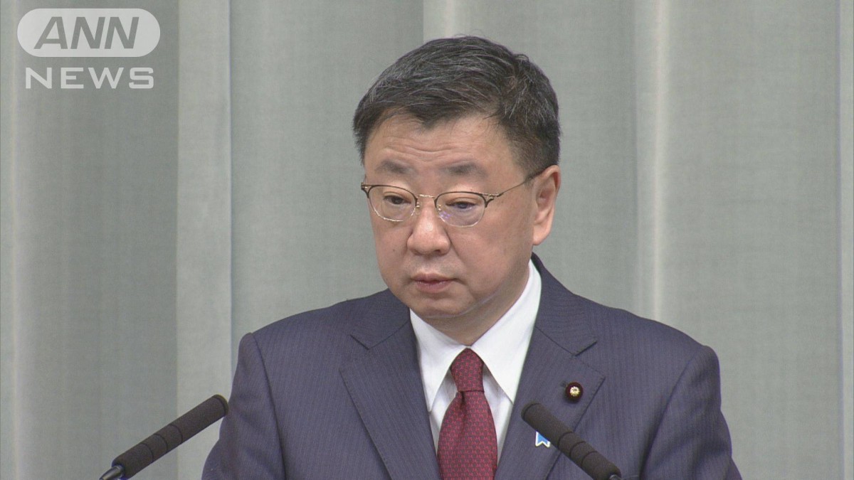 【速報】中国からの入国者への水際対策来月1日から緩和　松野官房長官が表明