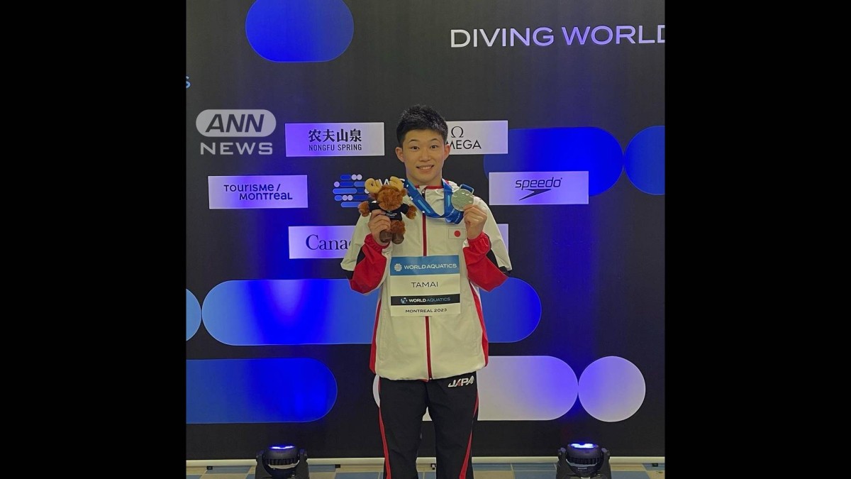 世界水泳福岡、飛込代表　玉井陸斗（16歳）銀メダル獲得！福岡へ順調な仕上がり！！