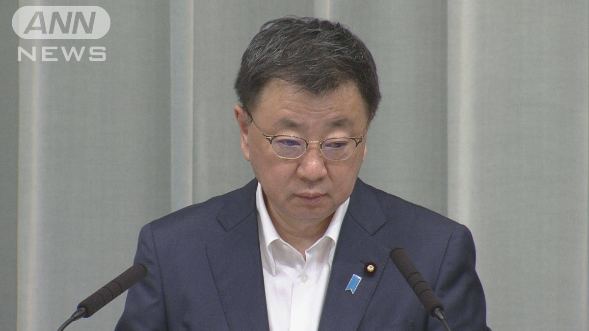 松野長官「感謝したい」　カナダ首相の原爆資料館再訪に