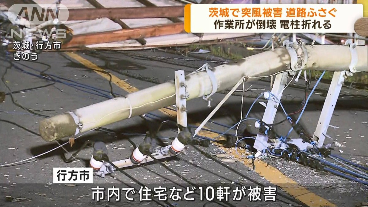 電柱 倒壊