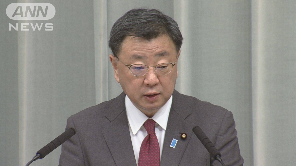 松野長官「事業所で対応すべき」ジャニーズ会見うけて