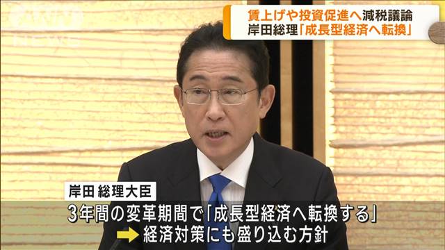 新しい資本主義実現会議　減税措置を議論
