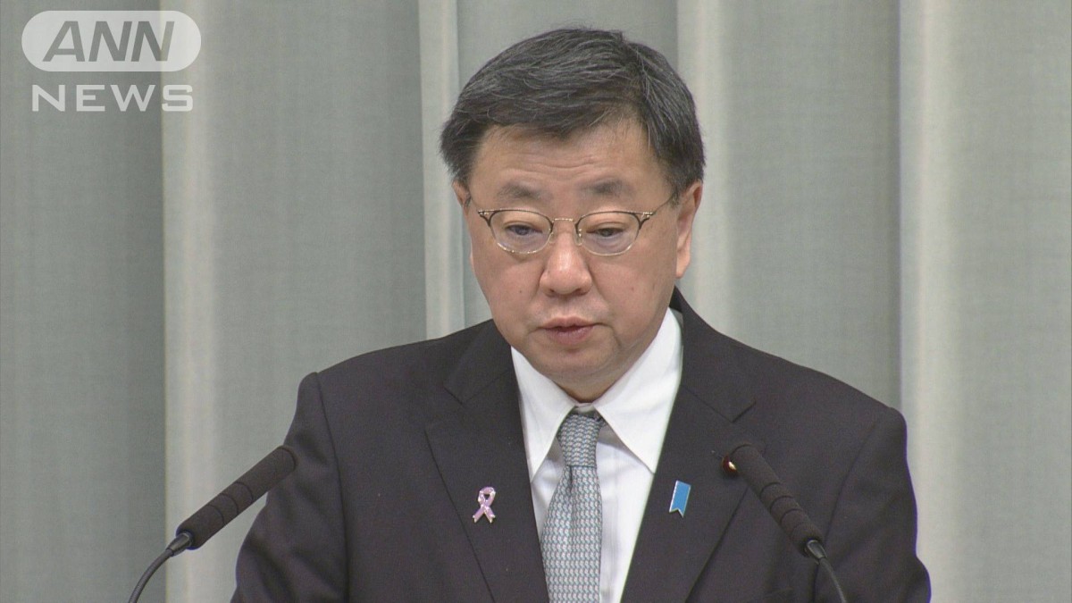 松野官房長官　ガザ戦闘一時停止など「重要な動きとして注視」