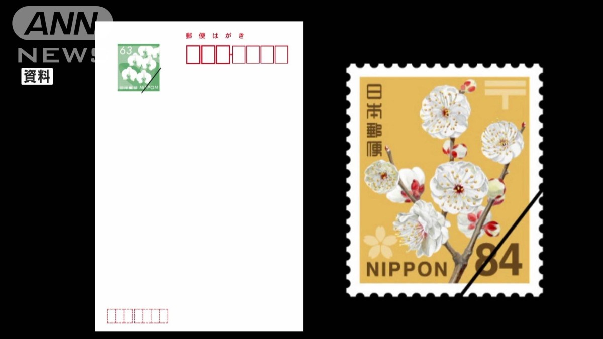 手紙110円 はがき85円に 郵便物減少で30年ぶり値上げへ