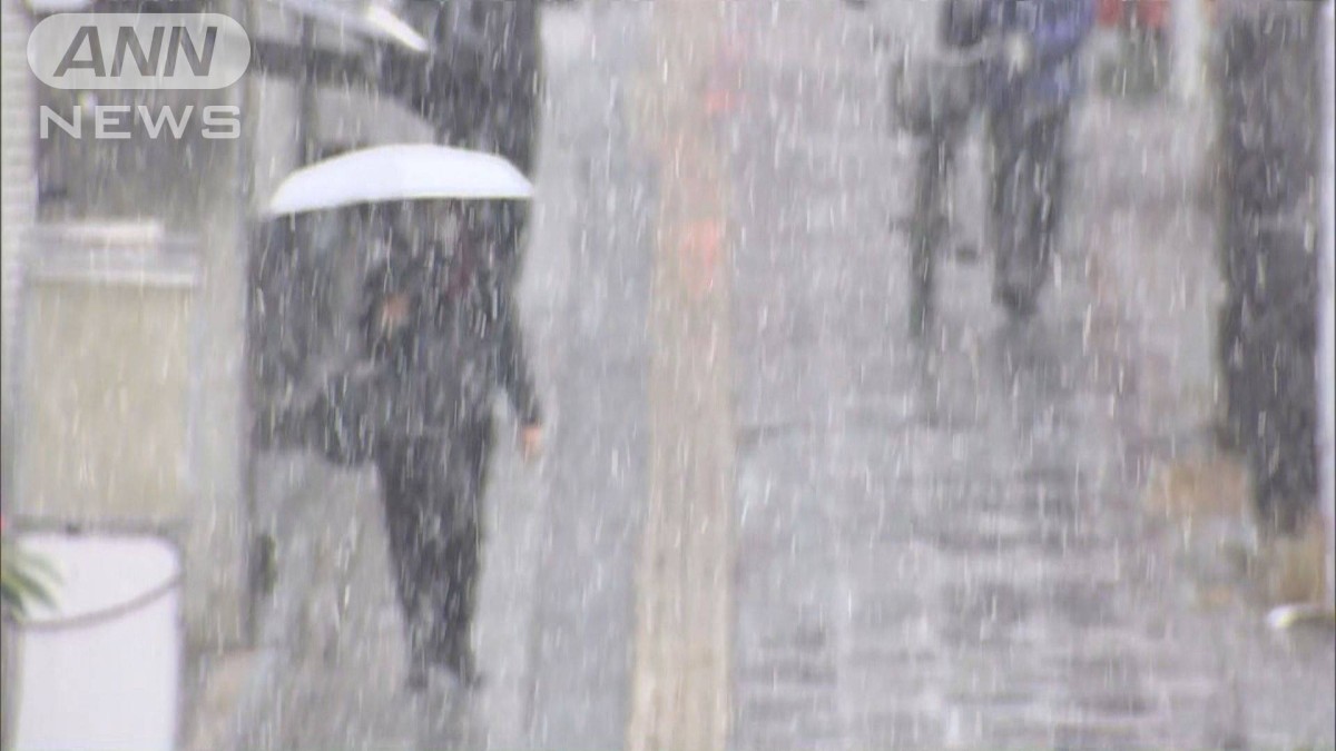 関東甲信　山沿い中心に積雪　夕方以降は広範囲で“警報級大雪”