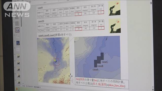 【独自】能登半島地震の海底緊急調査　海底地すべりが起きた可能性