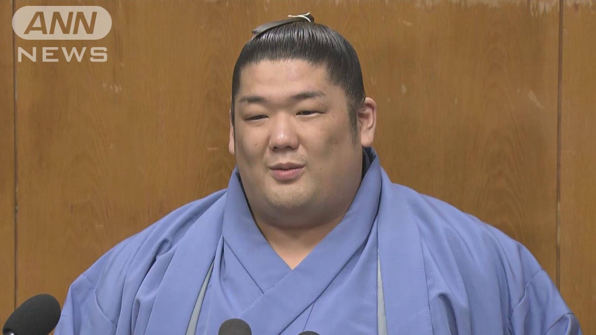 尊富士、三月場所優勝から一夜明け110年ぶり快挙の喜び語る