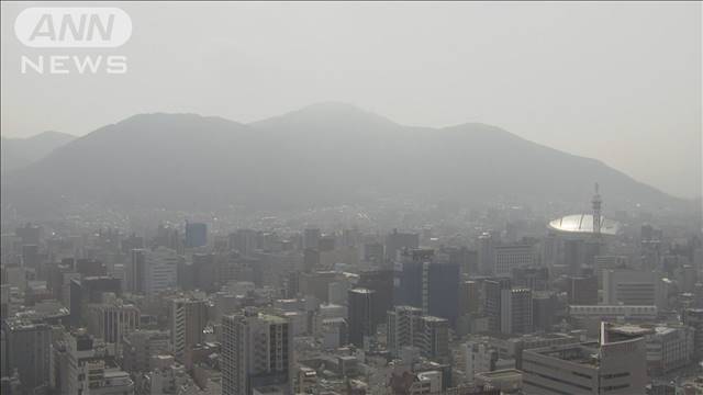 東京と大阪で今年初の黄砂観測　季節外れの暖かさ 気温も急上昇25℃超も