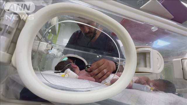 「生まれた時から孤児だ」死亡した妊婦から新生児救出　イスラエル ガザ南部を空爆