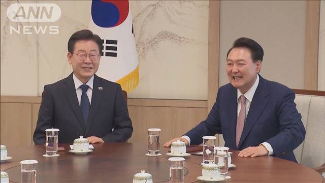 韓国　大統領と最大野党トップが会談　対日姿勢に“注文”も