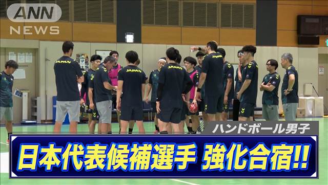 36年ぶりの自力出場のハンドボール男子日本代表候補選手が強化合宿を公開