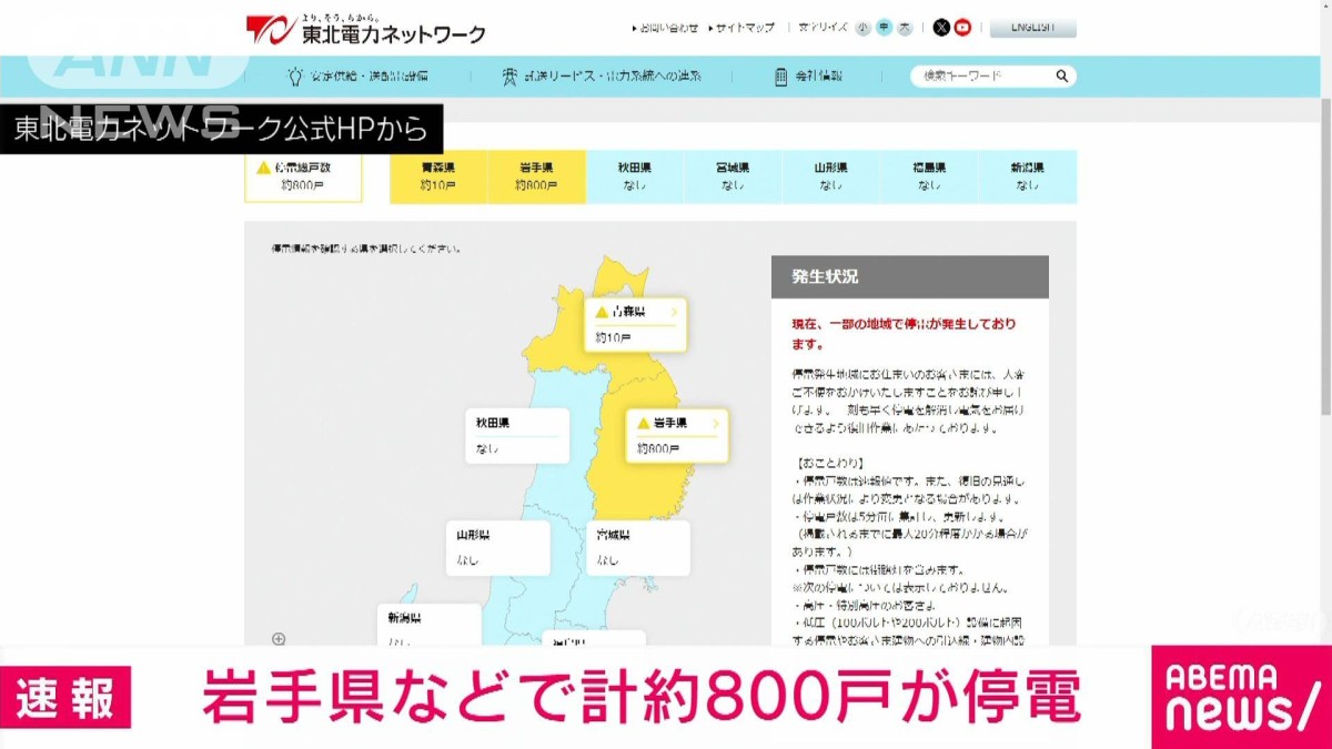 東北 電力 停電 原因