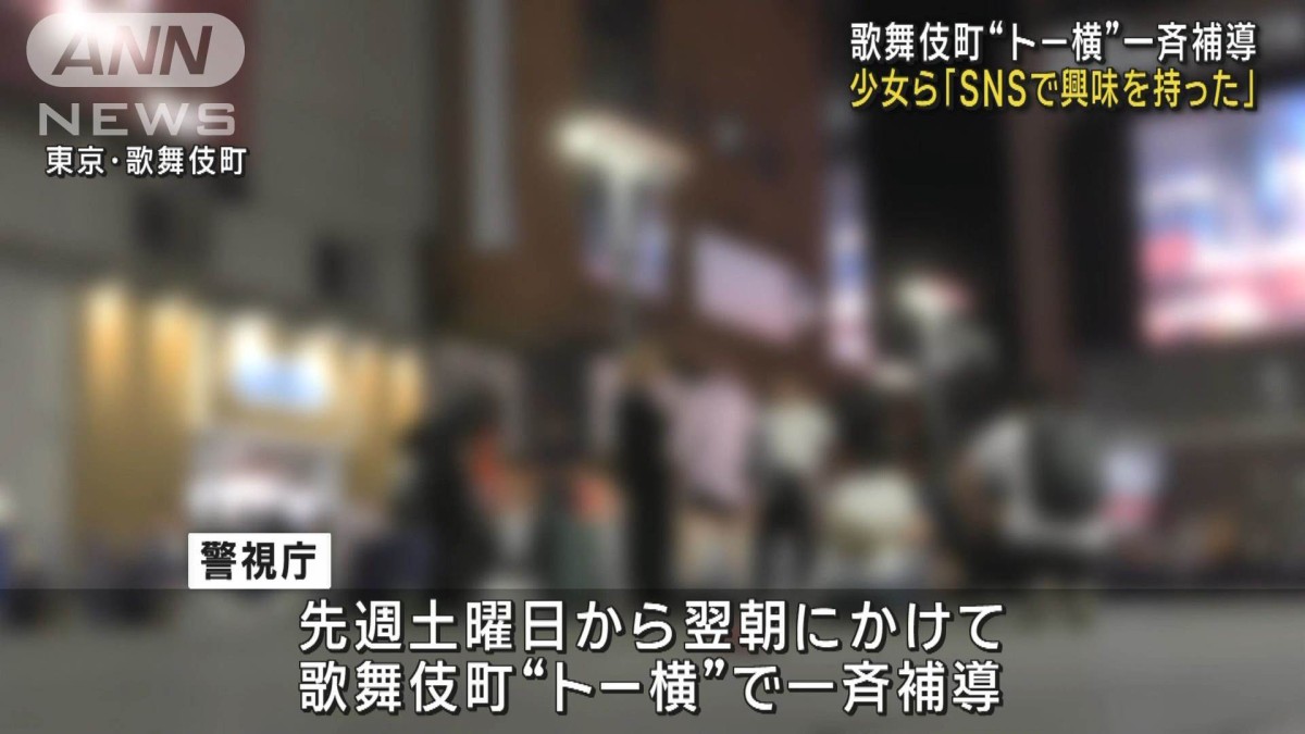 トー横 一斉補導