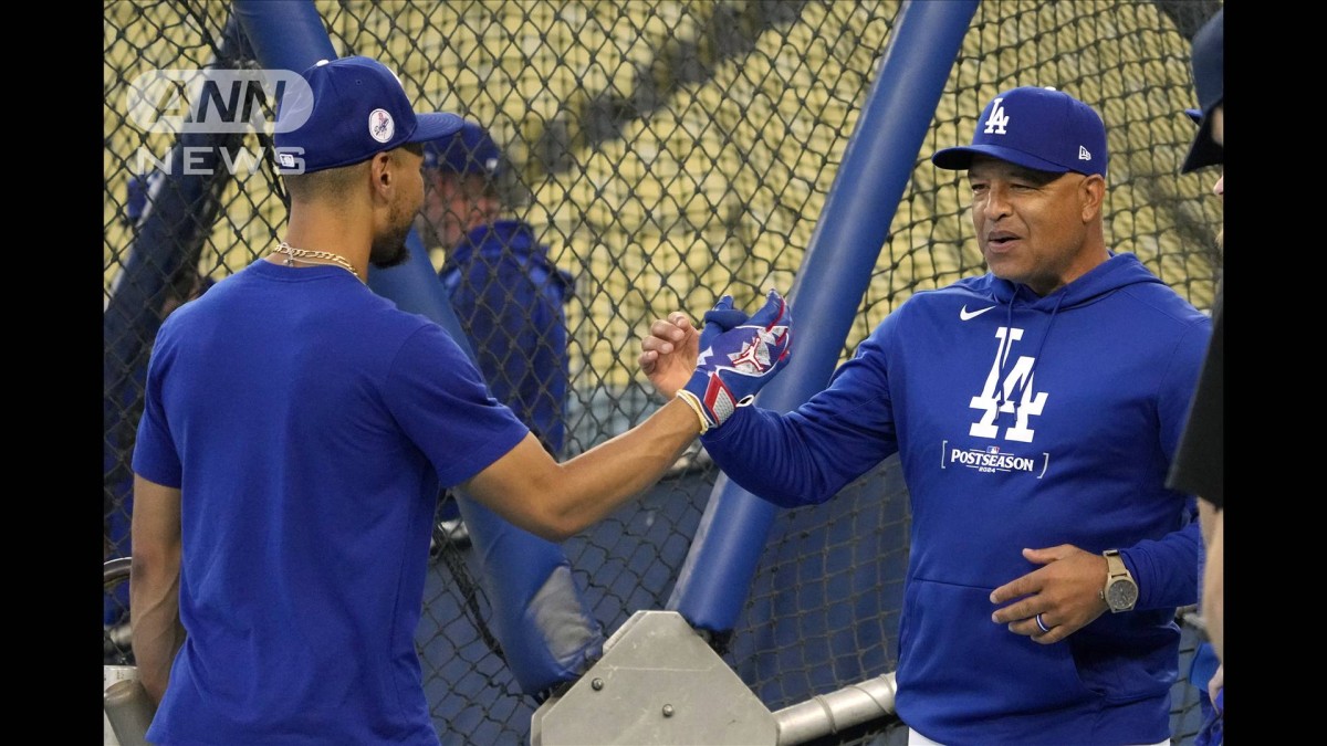 ドジャース×メッツ　あすからリーグ優勝決定シリーズ　ドジャースが練習公開