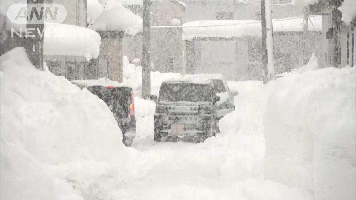 青森県 豪雪対策本部を設置 記録的大雪で12年ぶり