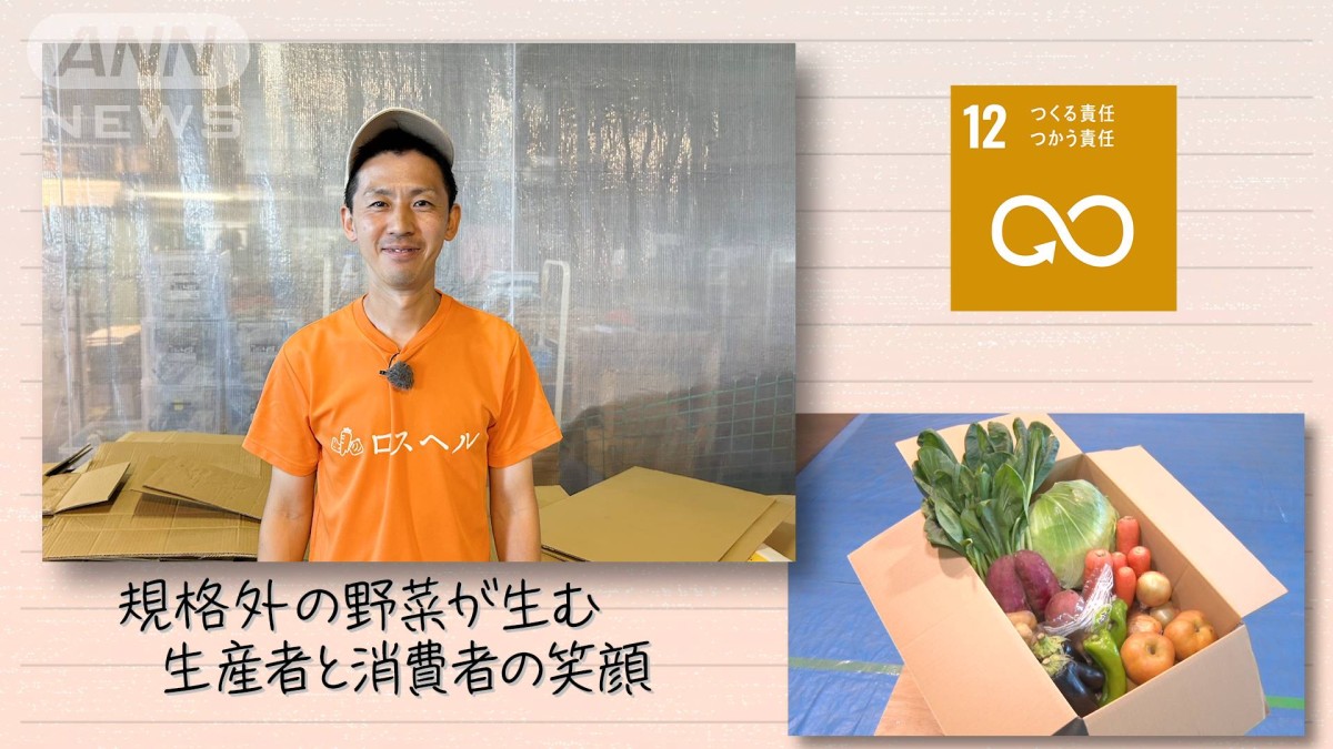 SDGs】規格外の野菜が生む 生産者と消費者の笑顔