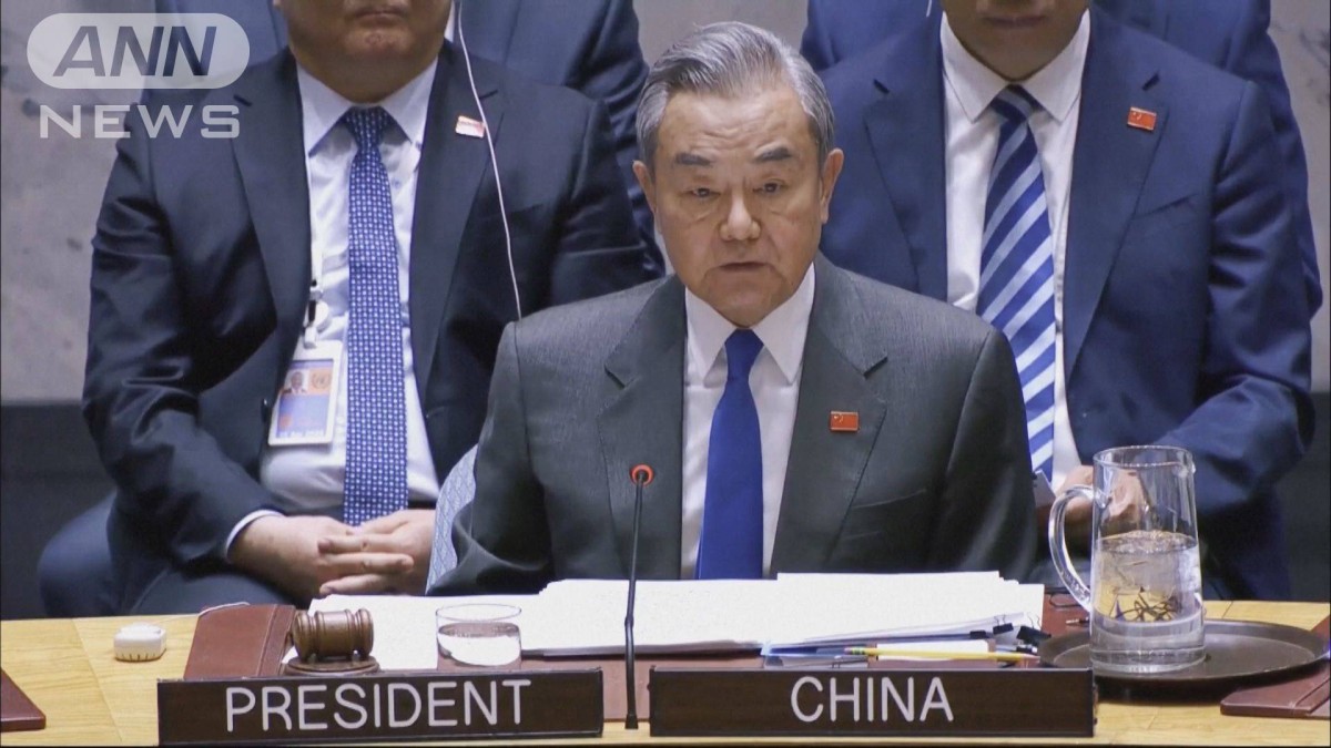 中国・王毅外相が国連安保理でウクライナやガザ問題について中国の立場を強調
