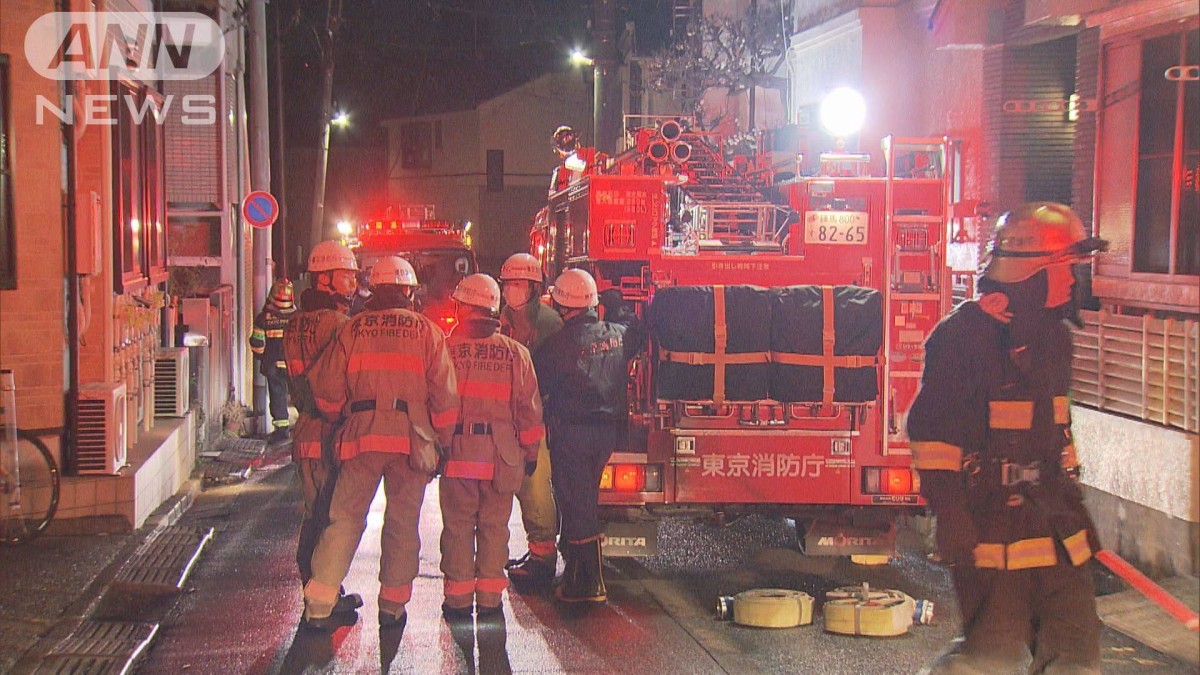 東京・中野区のアパートで火事　野方駅から約300m　78歳男性が死亡　警視庁
