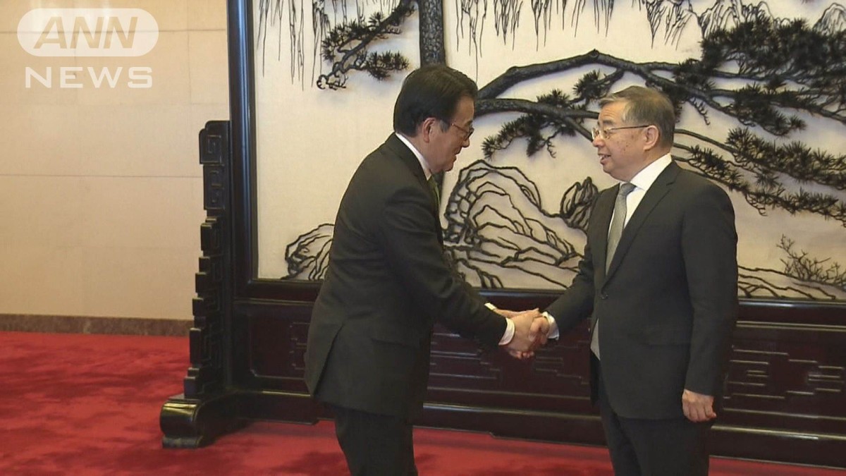 立憲民主党の訪中団が中国共産党幹部と会談「いい雰囲気だった」邦人拘束など