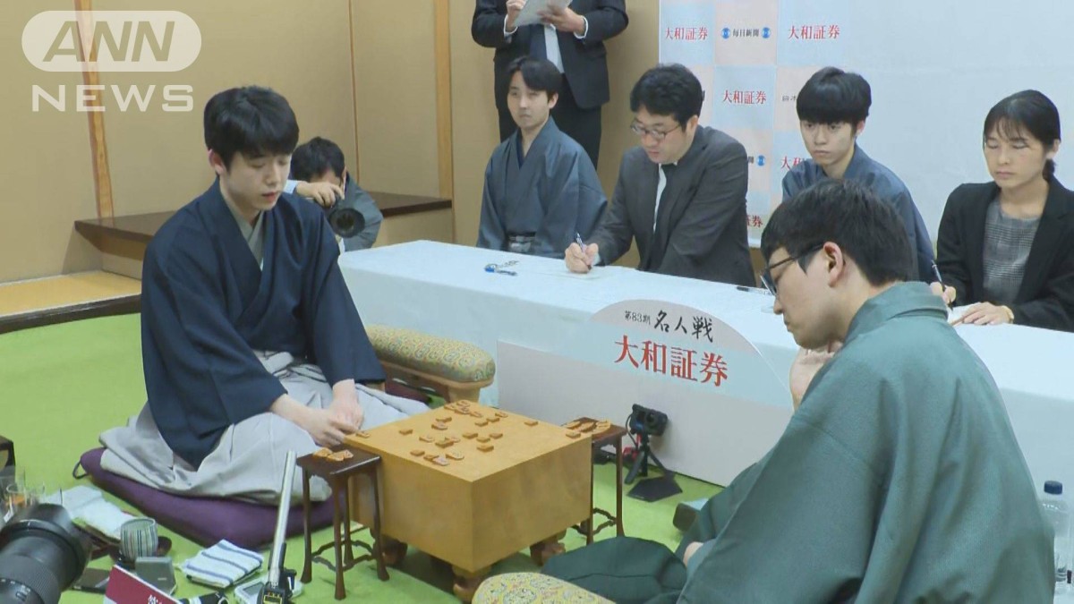 将棋】名人戦第1局 藤井七冠が勝利 3連覇へまず1勝
