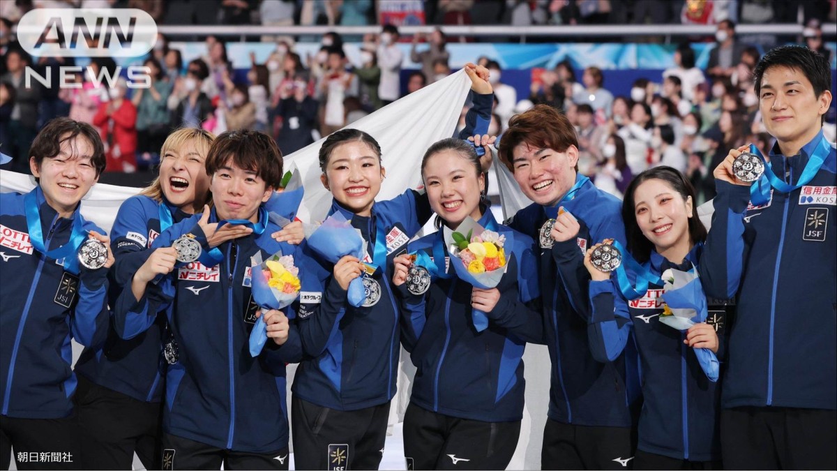 フィギュアスケート国別対抗戦　チーム日本は銀メダル獲得